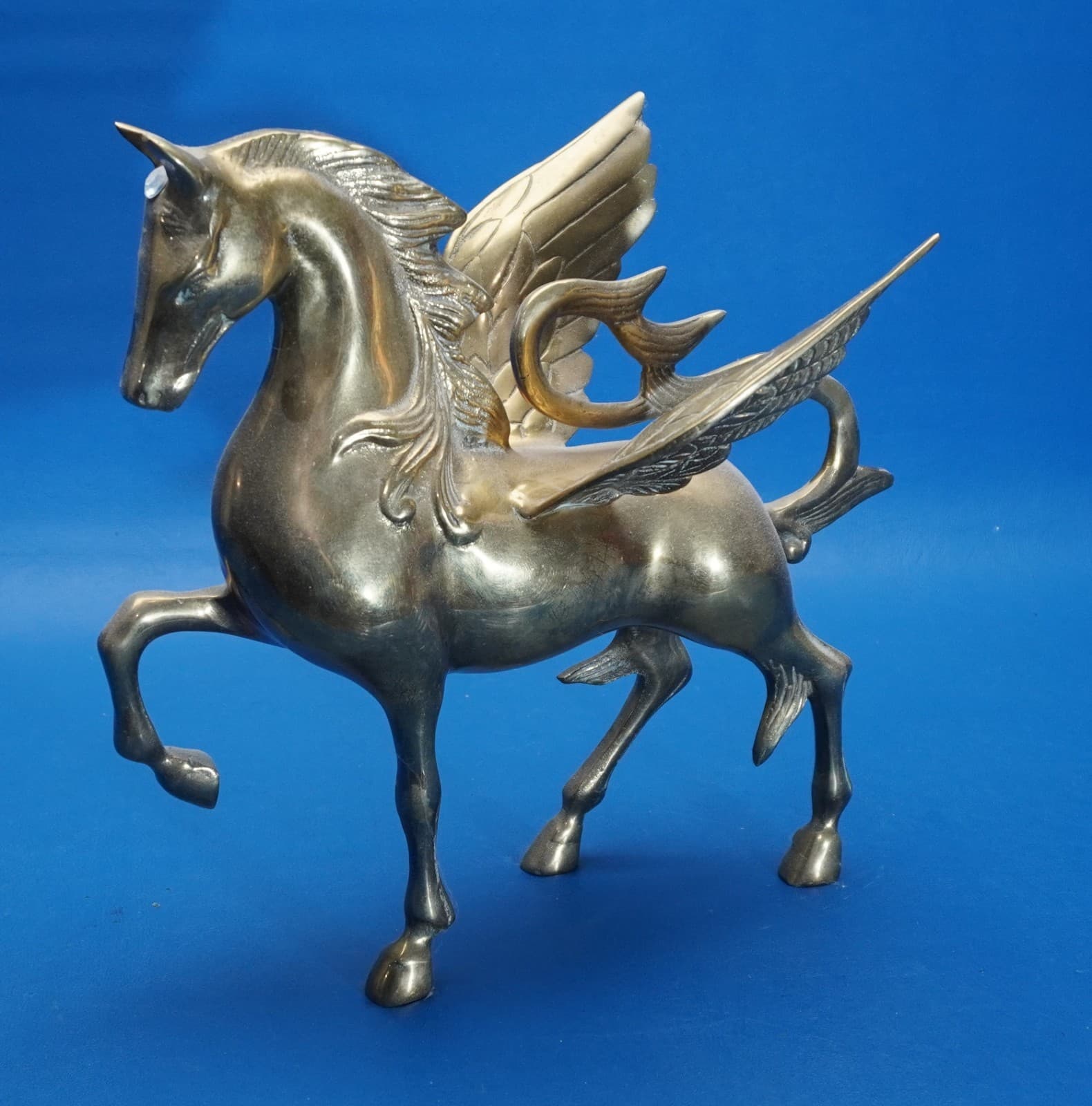 brass winged Pegasus figurine mythical flying horse