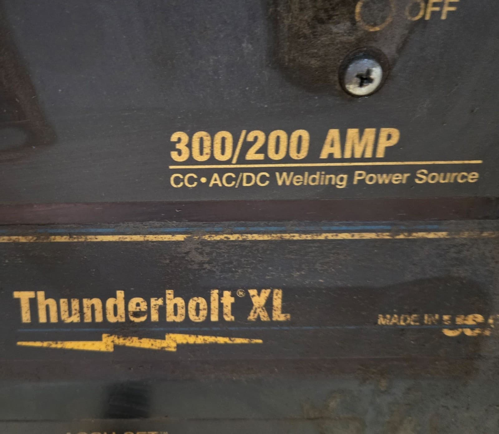 MILLER THUNDERBOLT XL 300 ARC WELDER USED 200/300 AMP POWER SOURCE 5