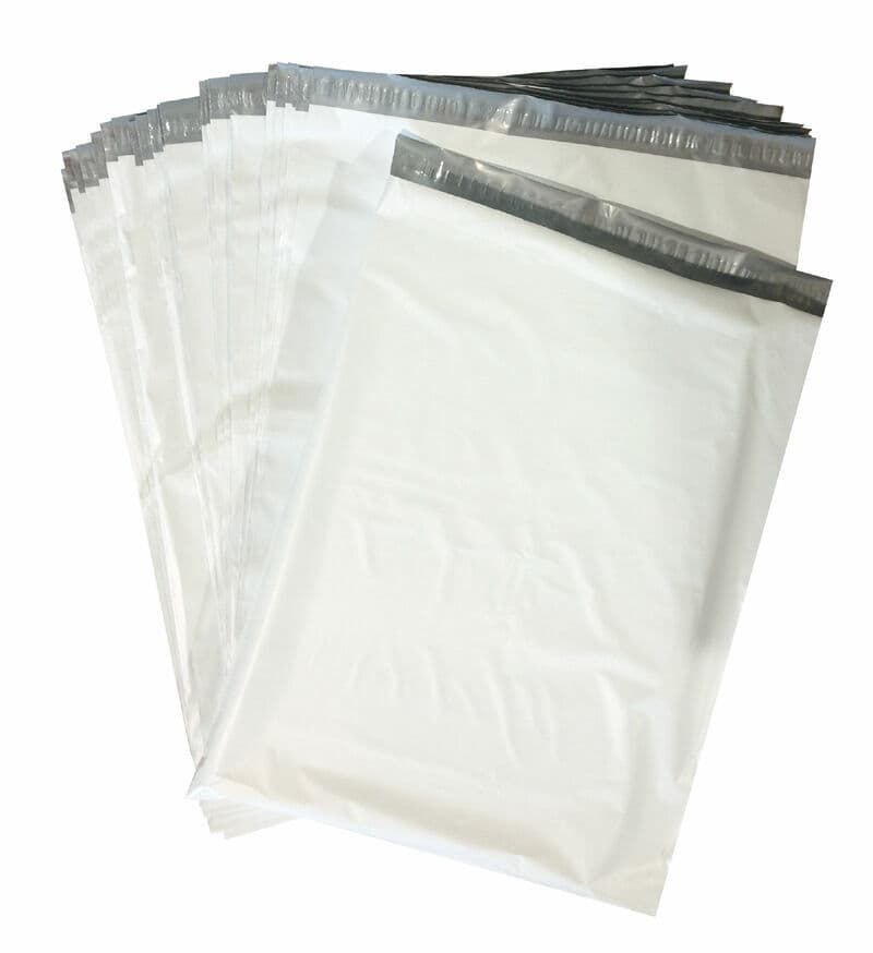 WHITE POLY MAILERS ENVELOPES BAGS 6X9 9X12 10X13 14X18 16X18 16X21 18X21 19X24