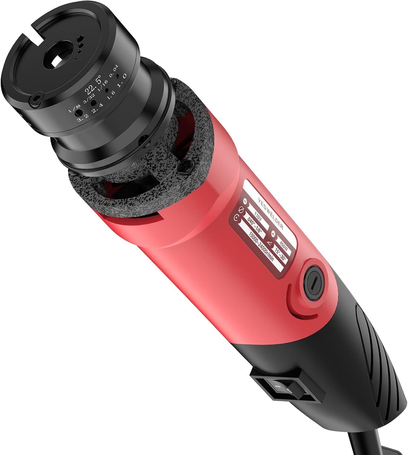 YESWELDER Tungsten Electrode Sharpener Grinder For TIG welding, Handheld Electr