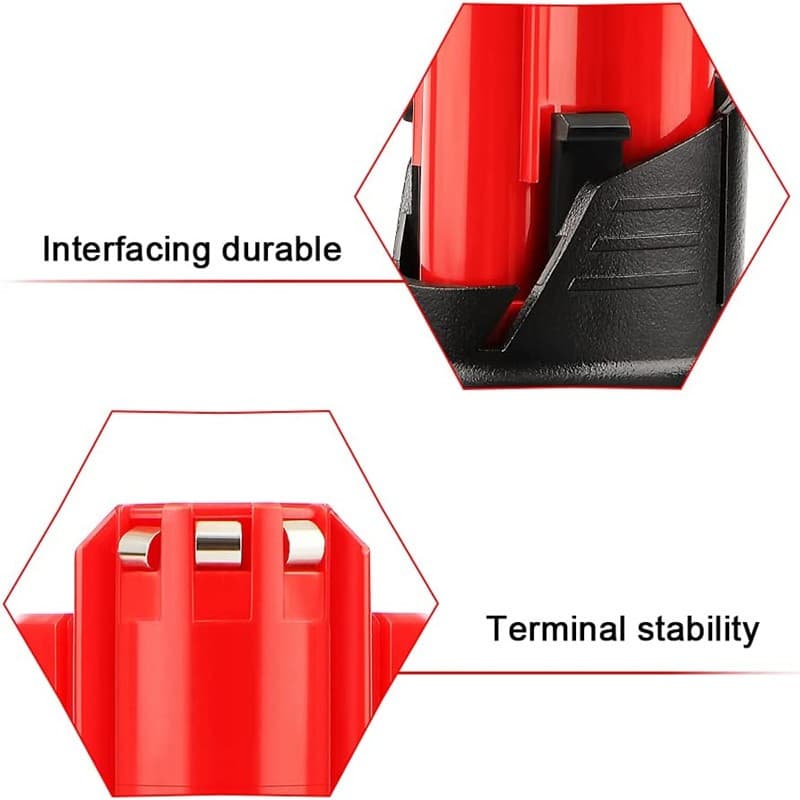 2PACK Lithium Battery For M12 For Milwaukee Battery 12VOLT Capacity Battery 6