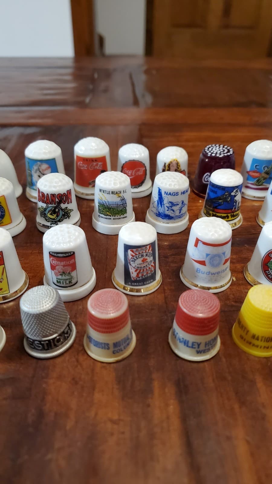 Vintage Thimbles Lot Of 64 **Very Nice** 6
