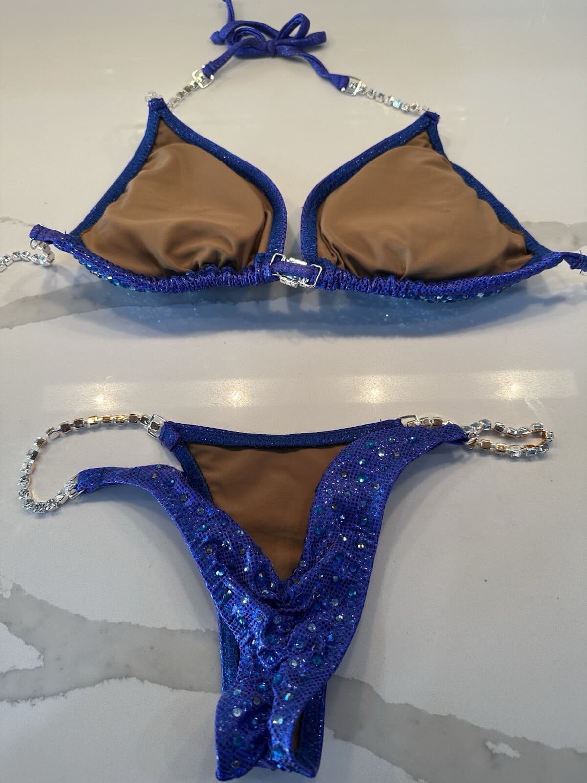 Toxic Angel, Womens NPC Stage Bikini, Holo Indigo. 2