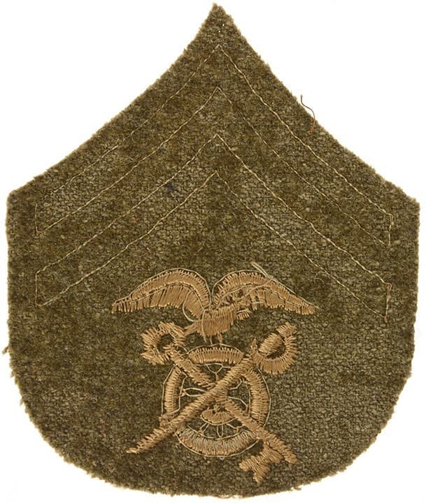 WWI Quartermaster Corporal Chevron 2