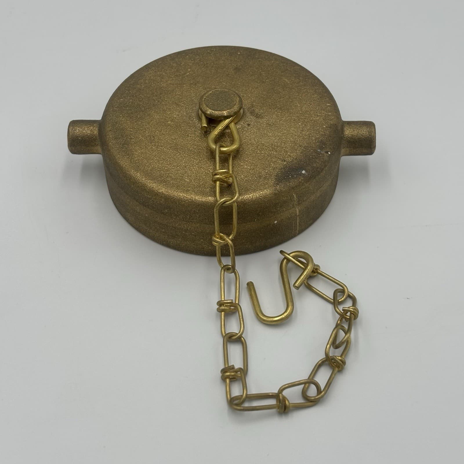 FPPI Brass Fire Hose Pipe Hydrant Cap 2-1/2" 2.5” NST Chain 2