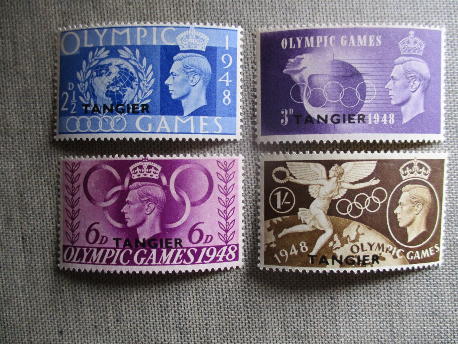 Great Britain-Morocco Agencies-Scott# 527-530, MH 2