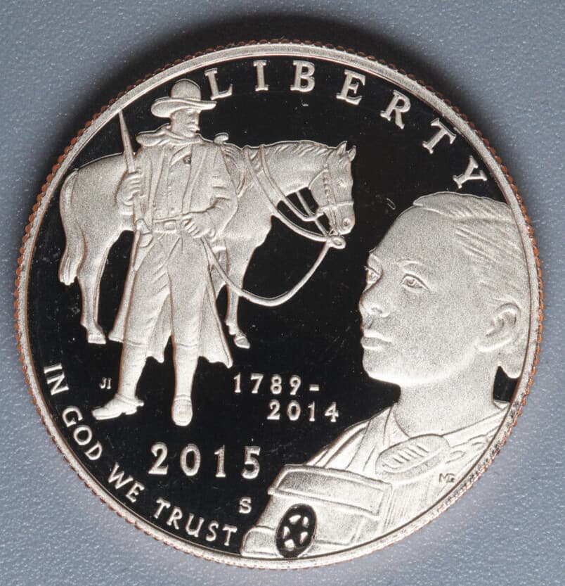 2015 S US Marshals Service - Proof 50¢ Half Dollar - 225th Anniversary 2