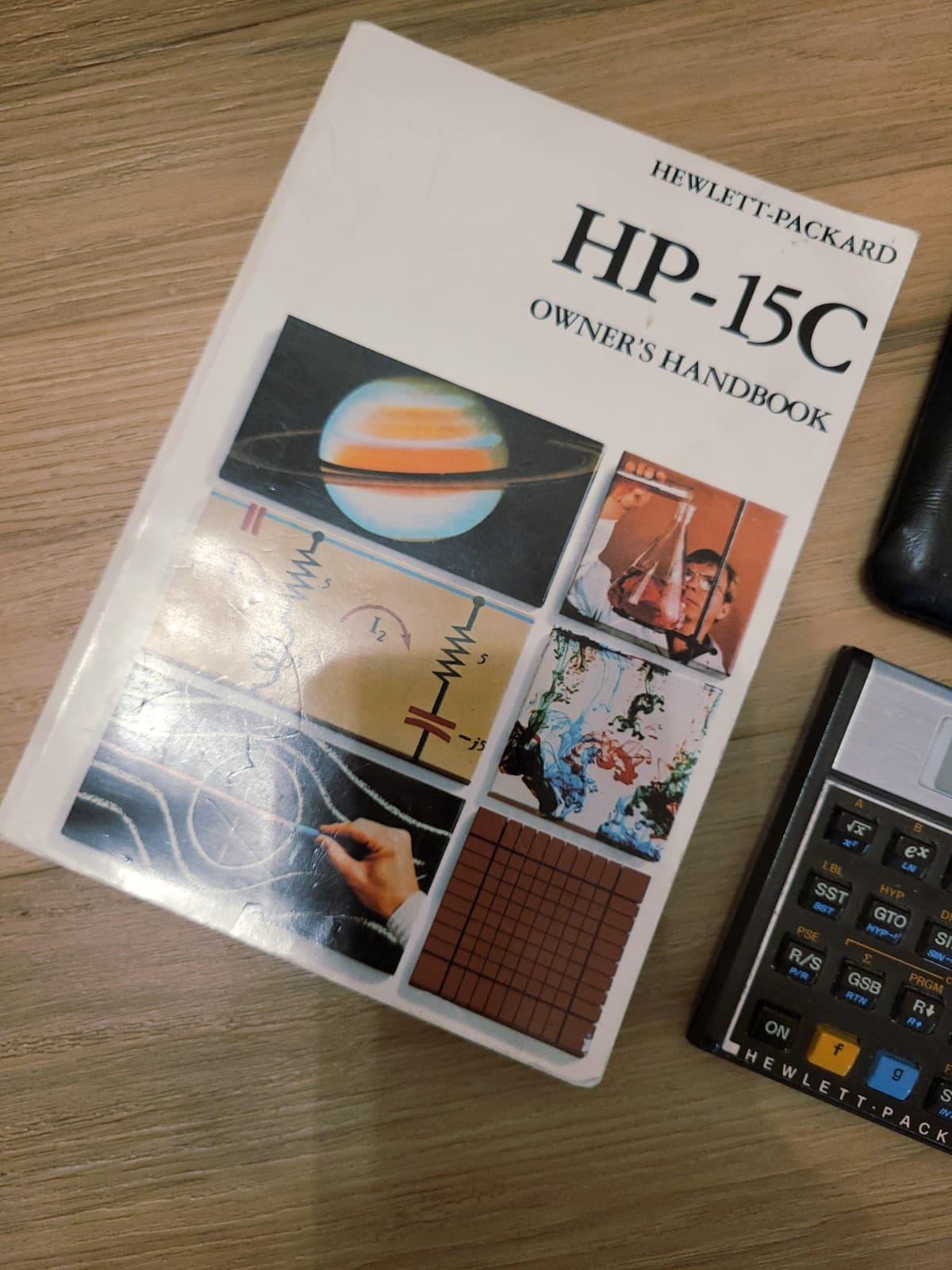 VTG Hewlett-Packard HP 15C Scientific Calculator W/Case & Manual TESTED 3