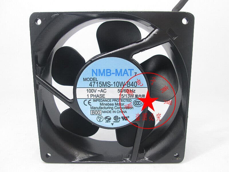 1PC NMB 4715MS-10W-B40 100VAC 120*120*38MM aluminum frame cooling fan