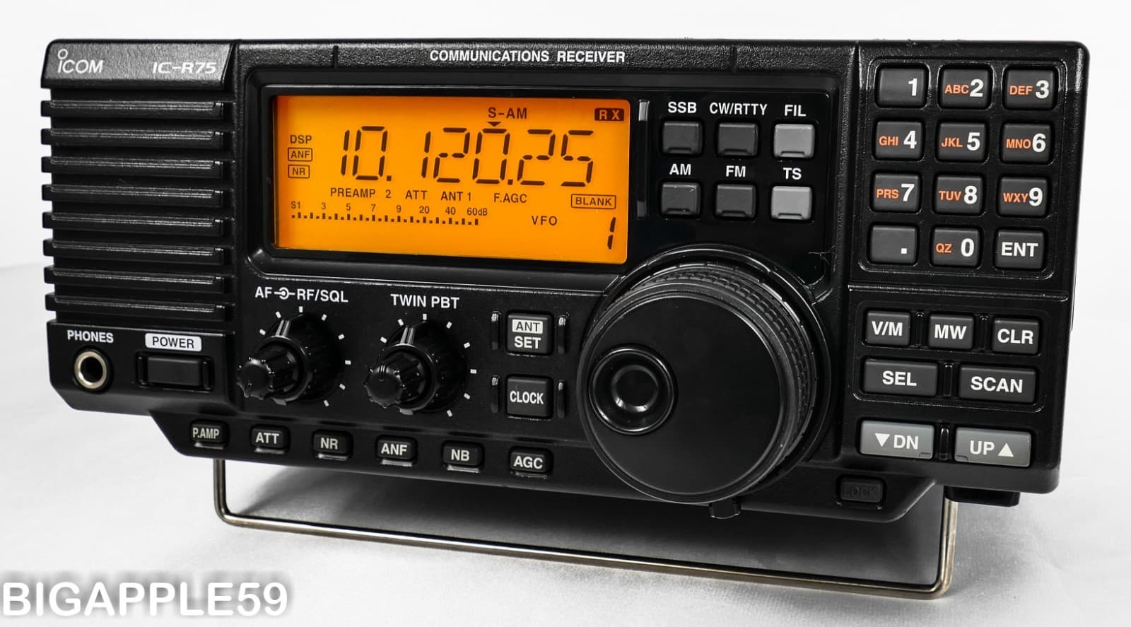Icom IC-R75 Shortwave Amateur Radio Receiver w/ Sync Detector & UT-106 DSP Unit 4