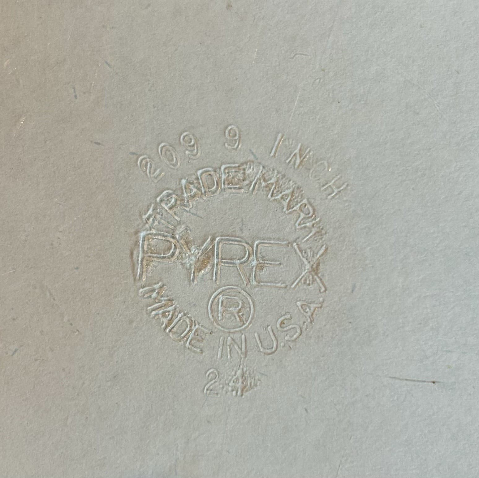 LOT of 2: Vtg PYREX 209 Clear Glass 9" Pie Plate Baking Dish Pan Flat Rim 9-1/2" 5