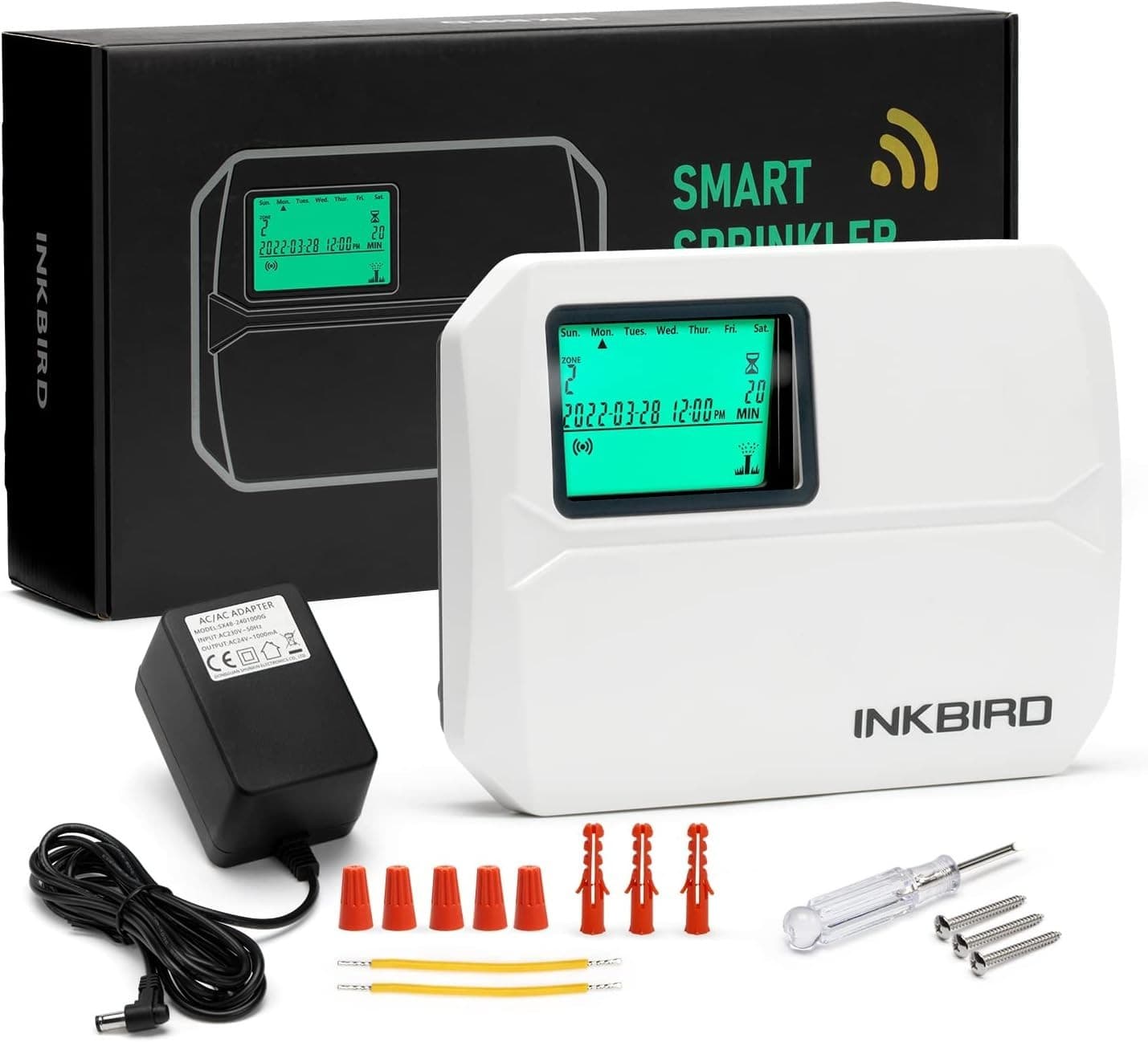 INKBIRD 8-Zone Lawn Sprinkler Controller System Watering Control 4 Cyclic Option 5