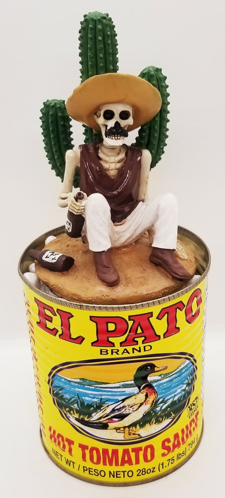 6 Large Empty El Pato Cans for Crafts, Centerpieces Weddings Quinceaneras WOW!! 4