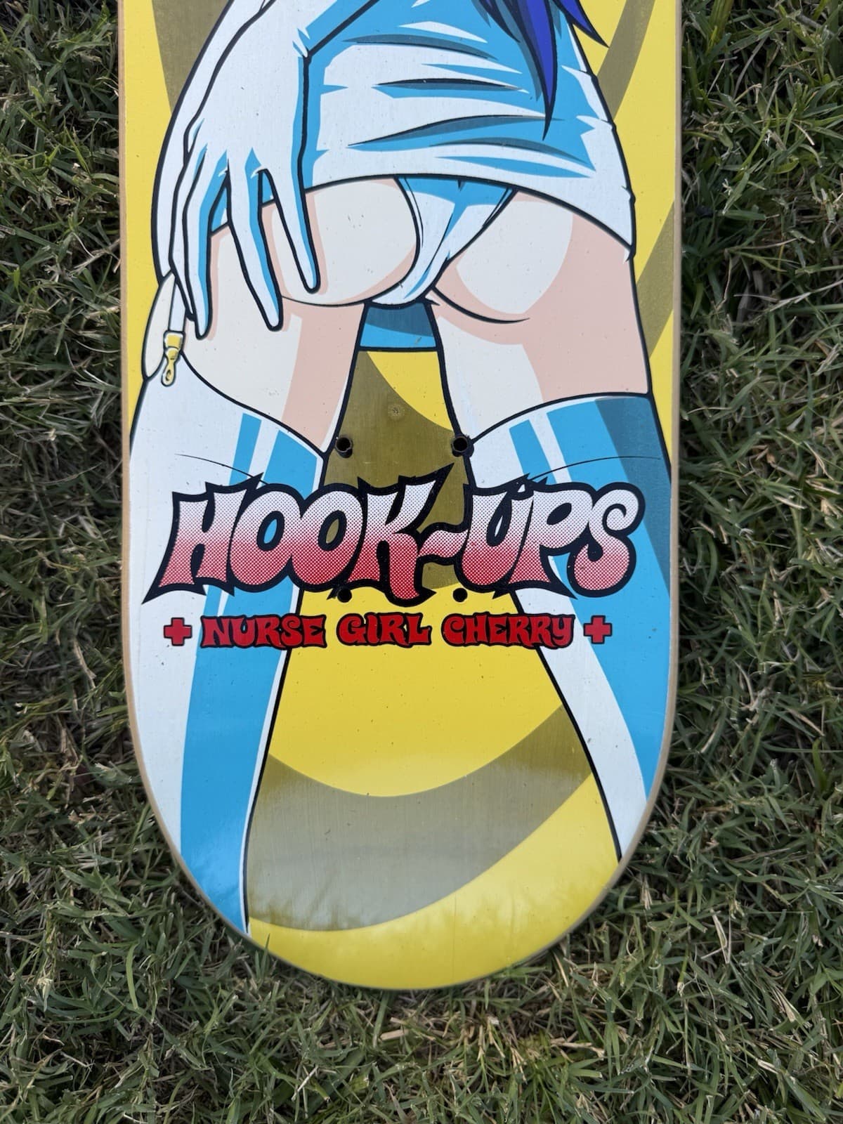 Vintage Hookups Skateboard Deck Nurse Cherry 4