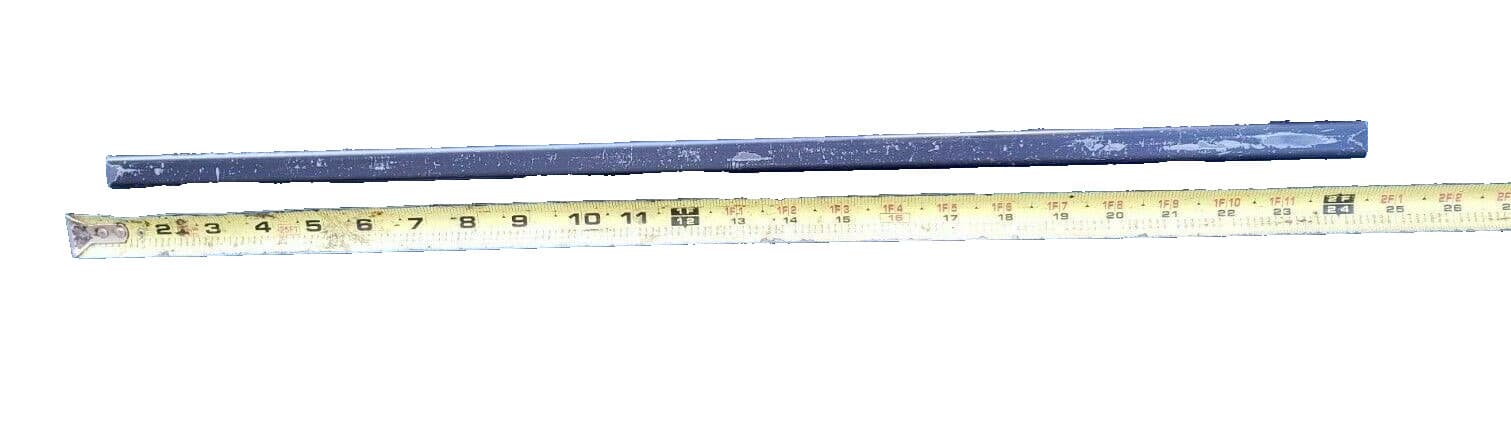 (QTY:2) Channel Iron 1/2'' x 3/4'' x 1/2'' x 24'' Mild Steel 2