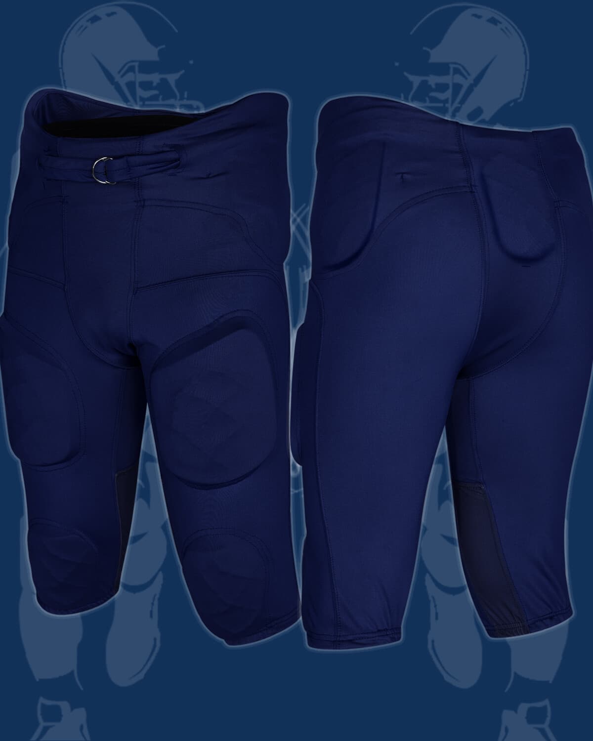 Exxact Sports Gladiator Adult Integrated Football Pants, Ultra Stretch Fabric 6