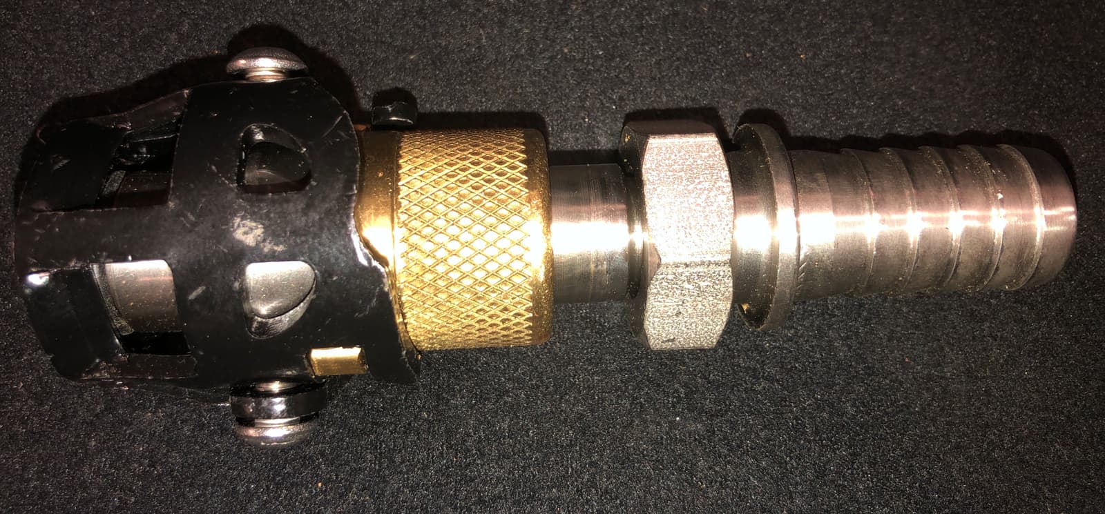 NEW-No Original Box Lock-On Quick Disconnect Valve Coupling