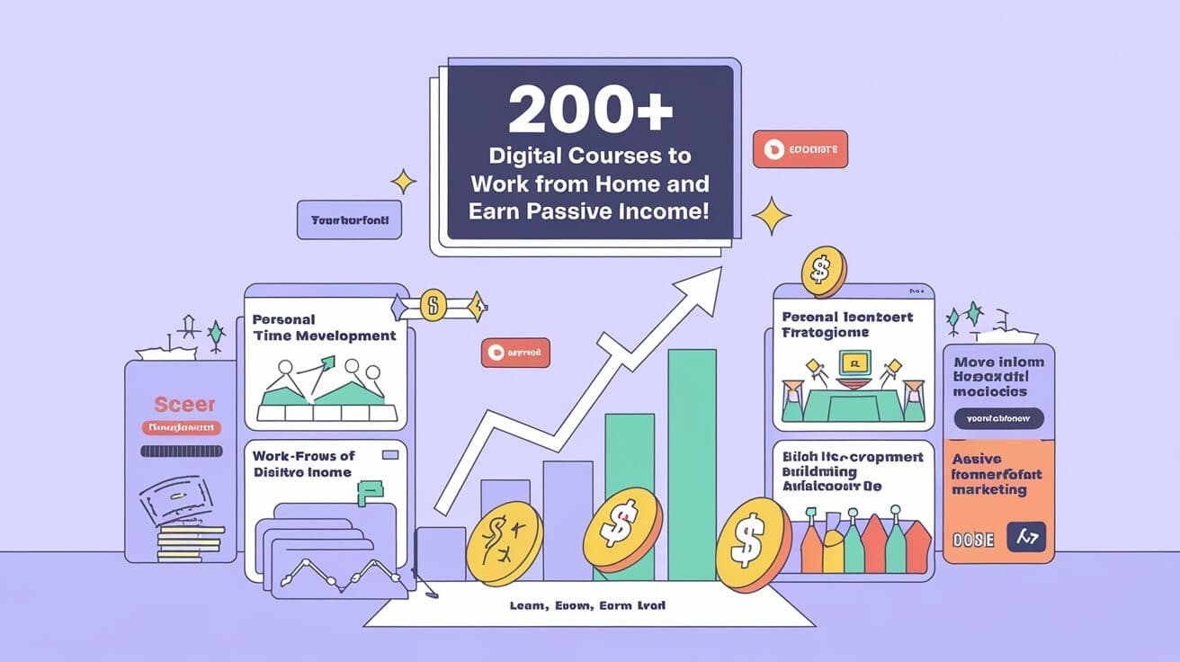 200+ Courses to Work from Home and Build Sustainable Passive Income! 4