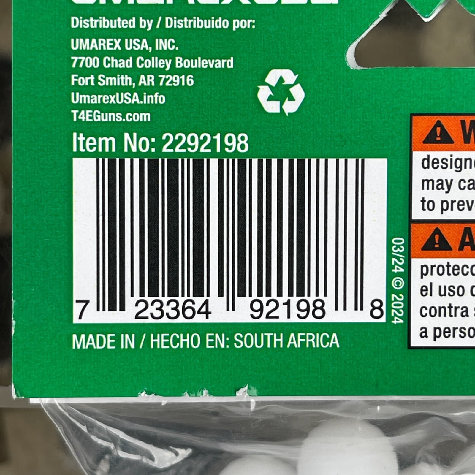 NEW T4E Quick Access Polymer Balls - .50 cal - White - 100 Count 3