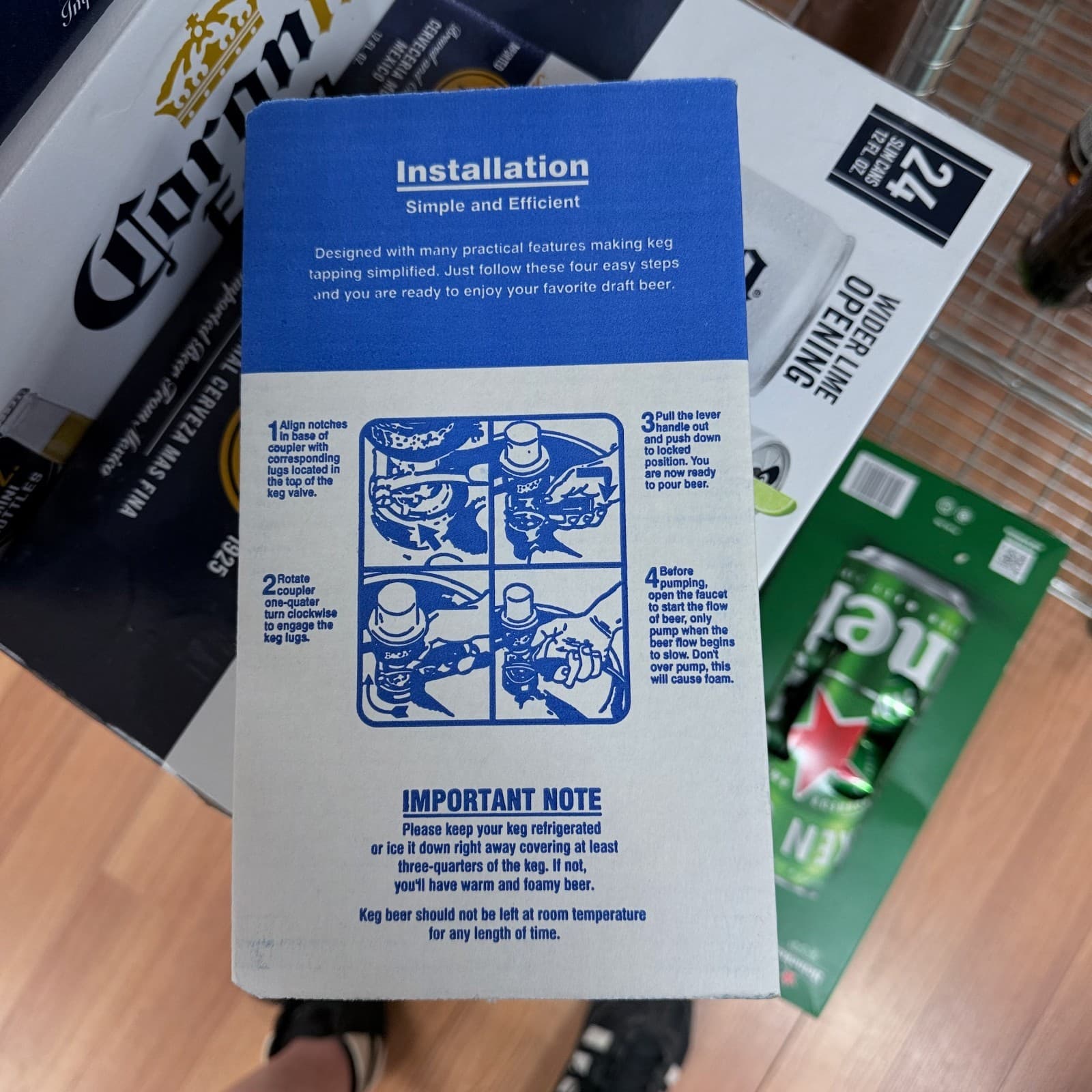 Bronco Pump Keg Beer Dispenser Manual Tap NEW, UNUSED 4