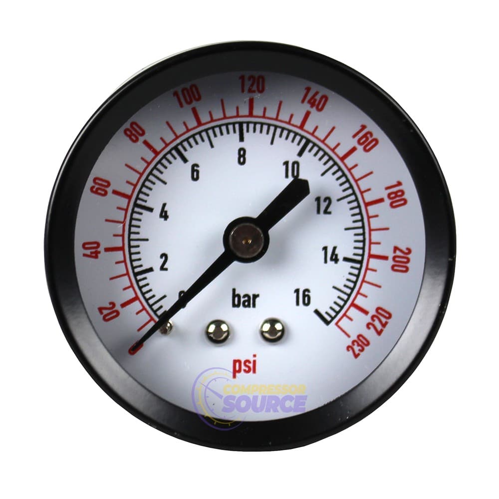 1/2" NPT Air Compressor Pressure Regulator with Gauge Inline Control 225 PSI 6