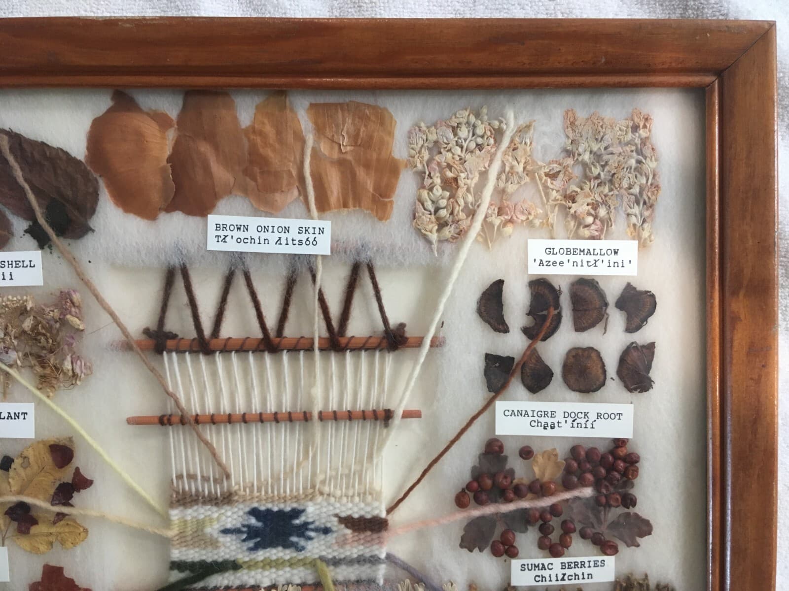 Navajo Traditional 10 Color Dye Chart English & Indian Names by Sharon Manuelito 3