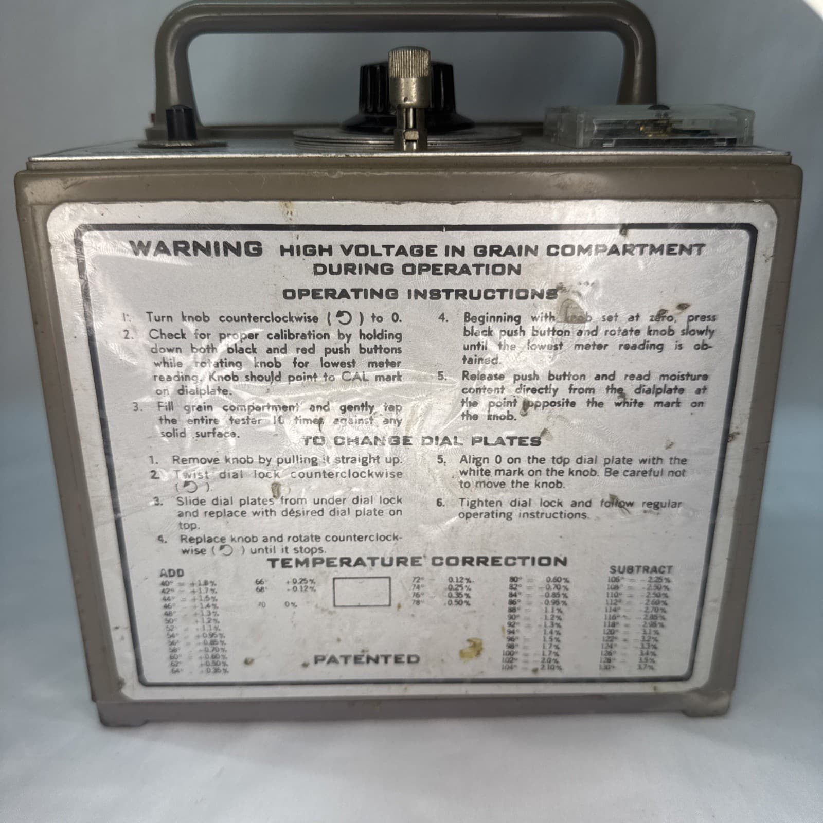 Vintage Shuttle Mt2 Grain Moisture Tester Collectible Agricultural Tools 5