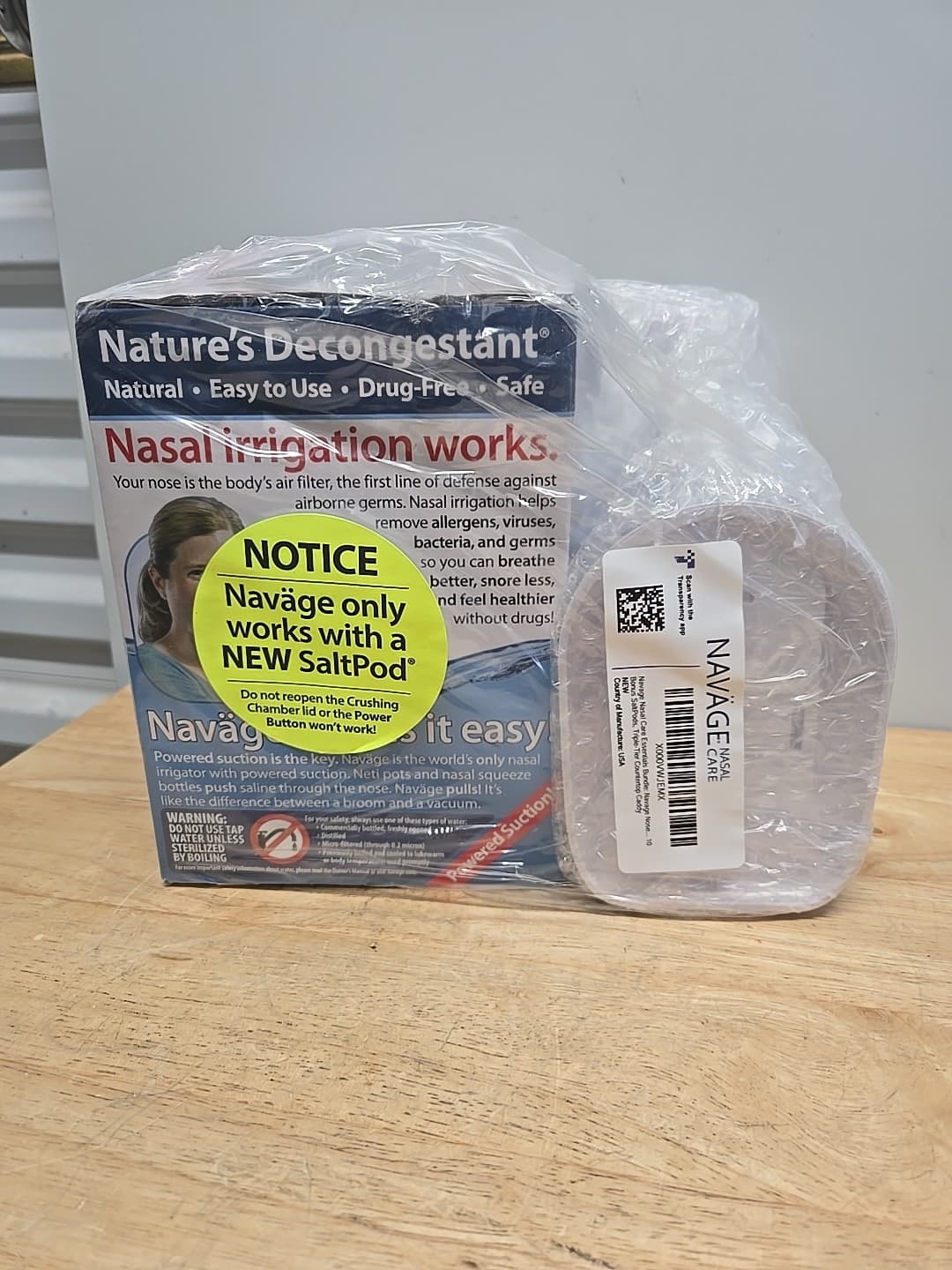 Navage Essentials Bundle, Navage Nasal Irrigation System With Countertop Caddy 2