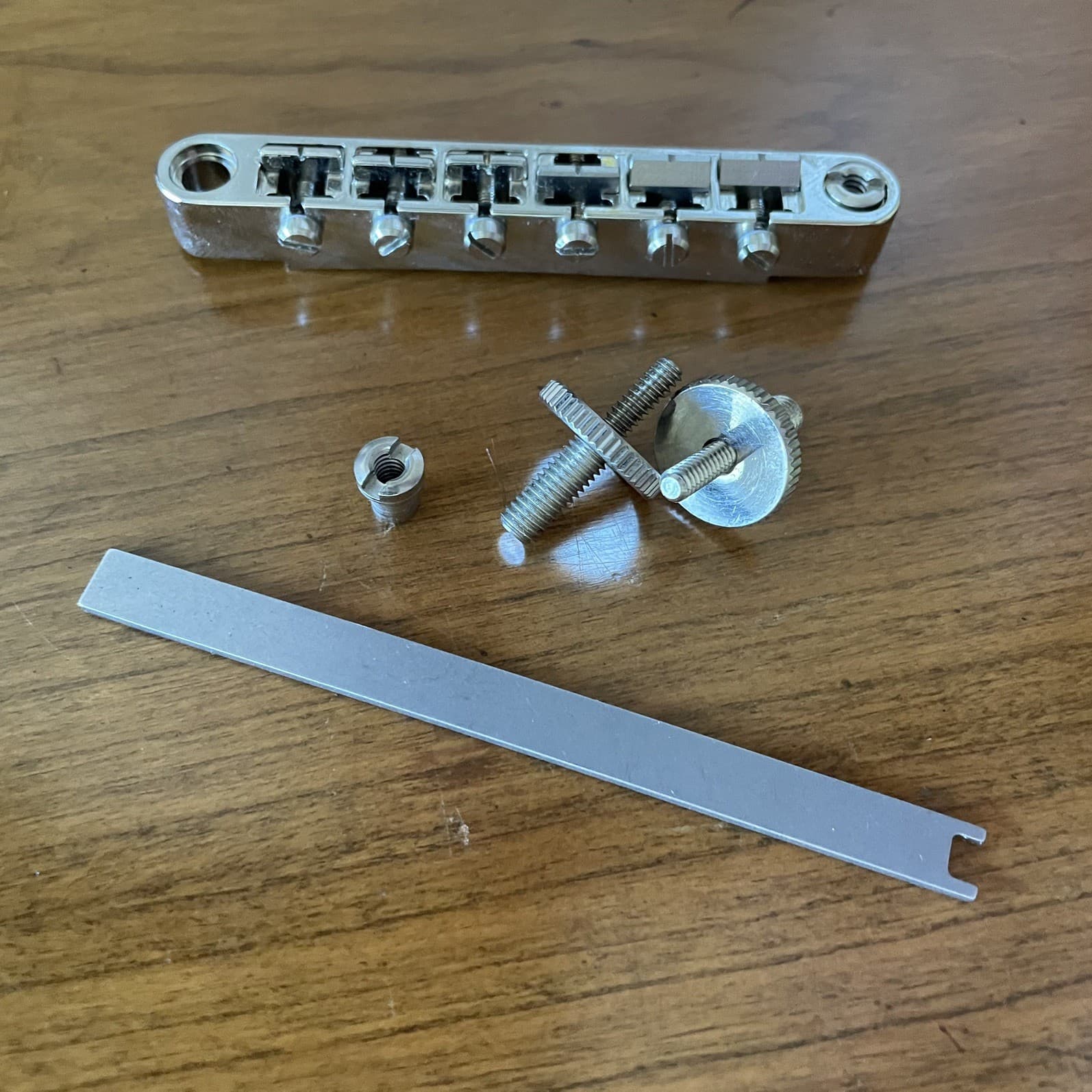 Faber 3031-0-EZ USA/ABR-1 Tone-Lock Bell Brass Bridge HYBRIDge - Nickel 3