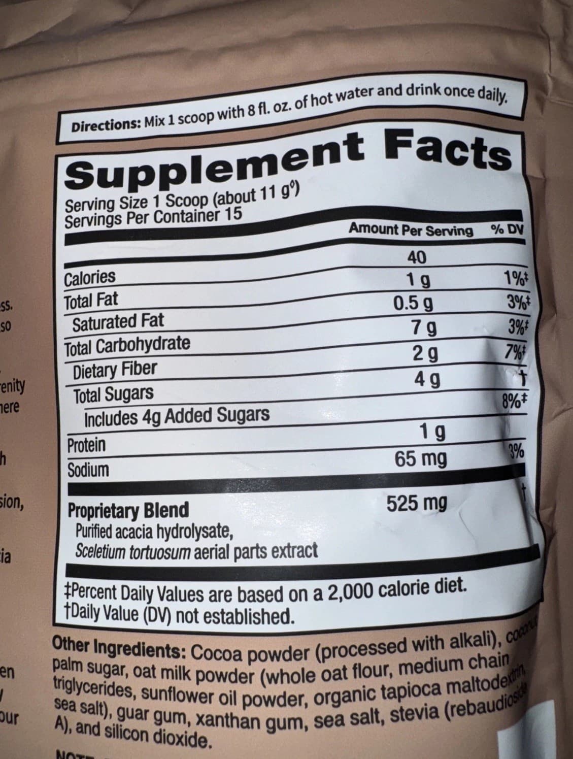 New Plexus Prebiotic Calming Hot Cocoa Powder - “Serenity In Every Sip” 9/26 Exp 6