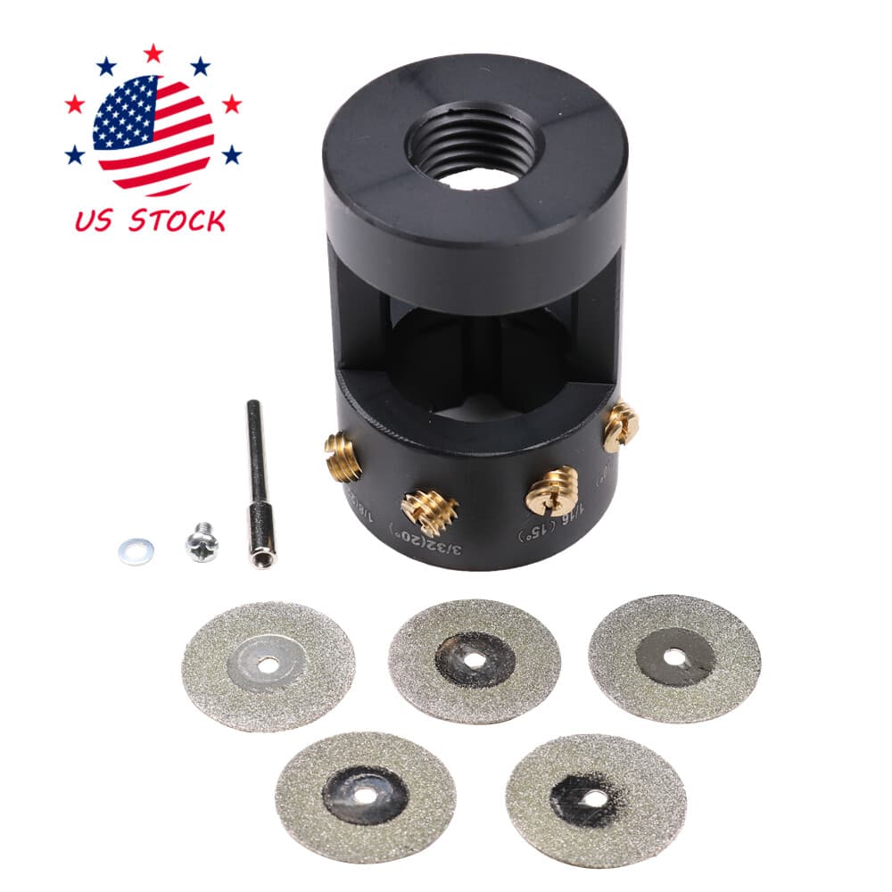 Tungsten Grinder For TIG Welding W/ Sharpener Multi-Angle And Offsets Head Tool