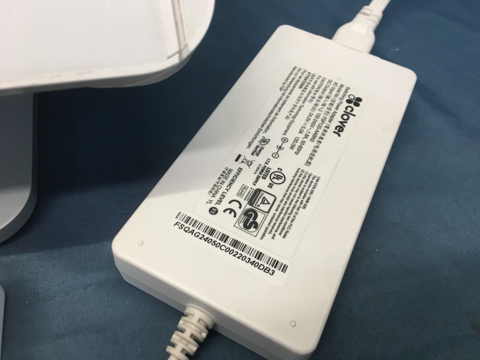 **READ** Clover C500 Station POS Point of Sale System w/ Power Supply 4