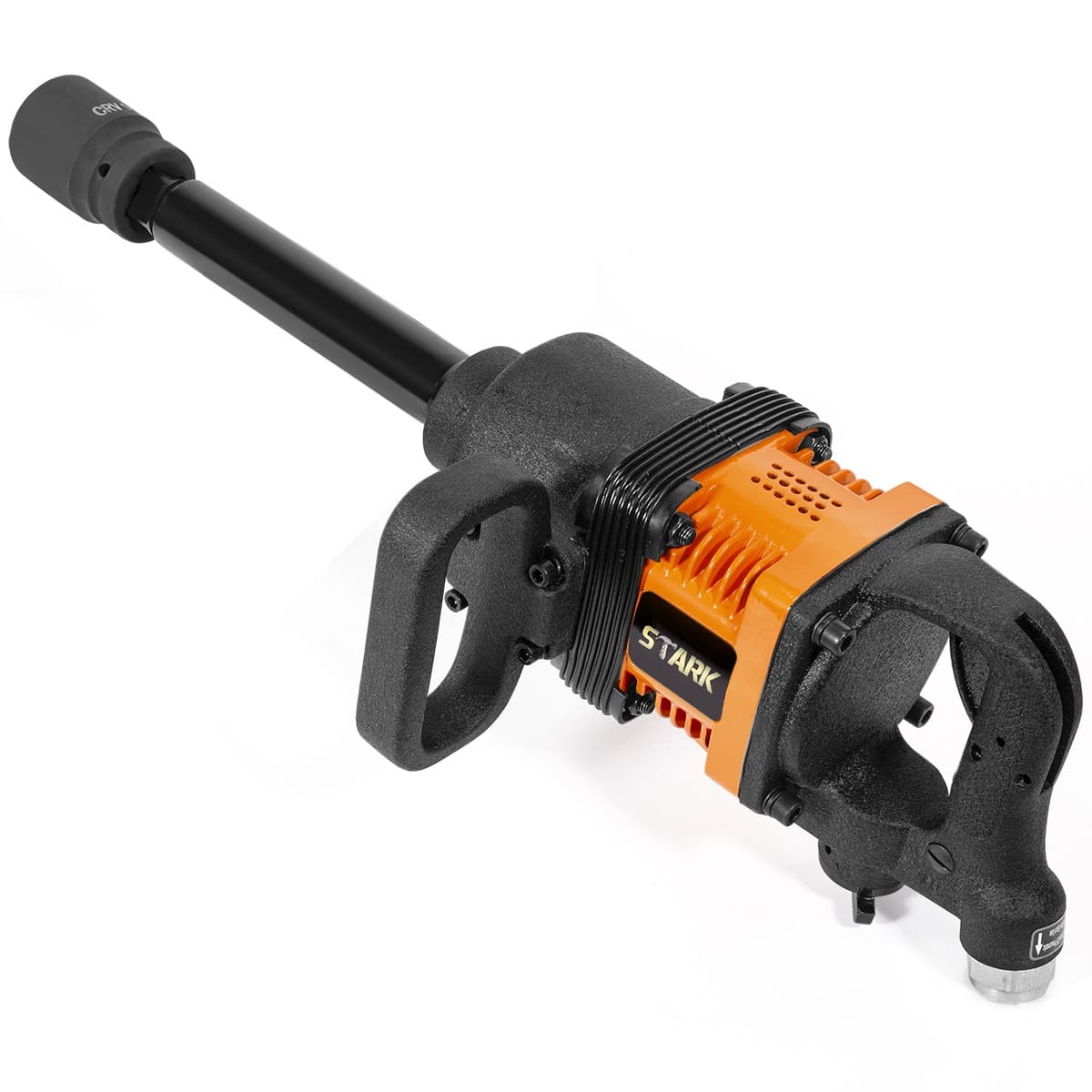 Stark USA 1" Drive Air Impact Wrench Gun Long Shank 1900 ft/lbs 38mm & 41mm Case 2