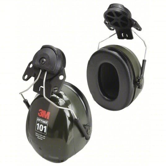 3M H7P3E Peltor Cap Mount Ear Muffs Hard Hat Attachment Noise Reduction NRR 24dB