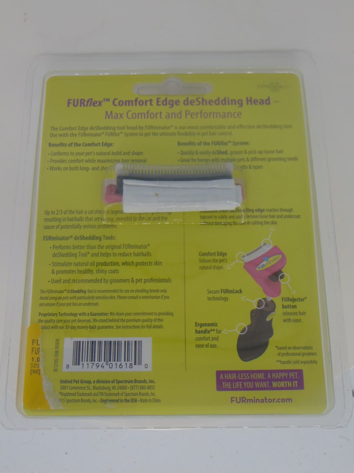 FURMINATOR REPLACEMENT DESHEDDING HEAD FOR SMALL CATS / ALL HAIR 2