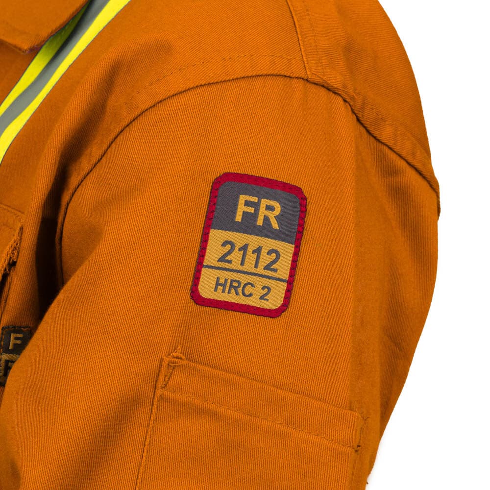 Flame Resistant Hi Vis Coverall with Leg Zipper 5