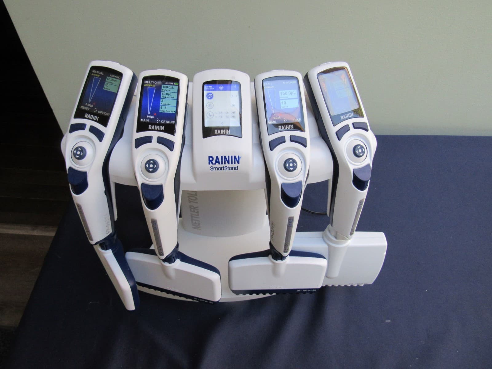 Rainin E4 XLS 50uL, 200uL, 300uL, 1,250uL LTS 12 channel Electronic Pipettes