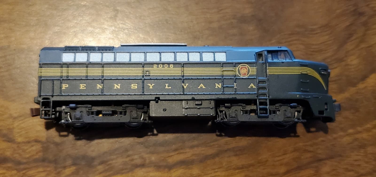 N Scale E-R Models PRR Pennsylvania Baldwin Sharknose A-Unit Diesel #2006 2