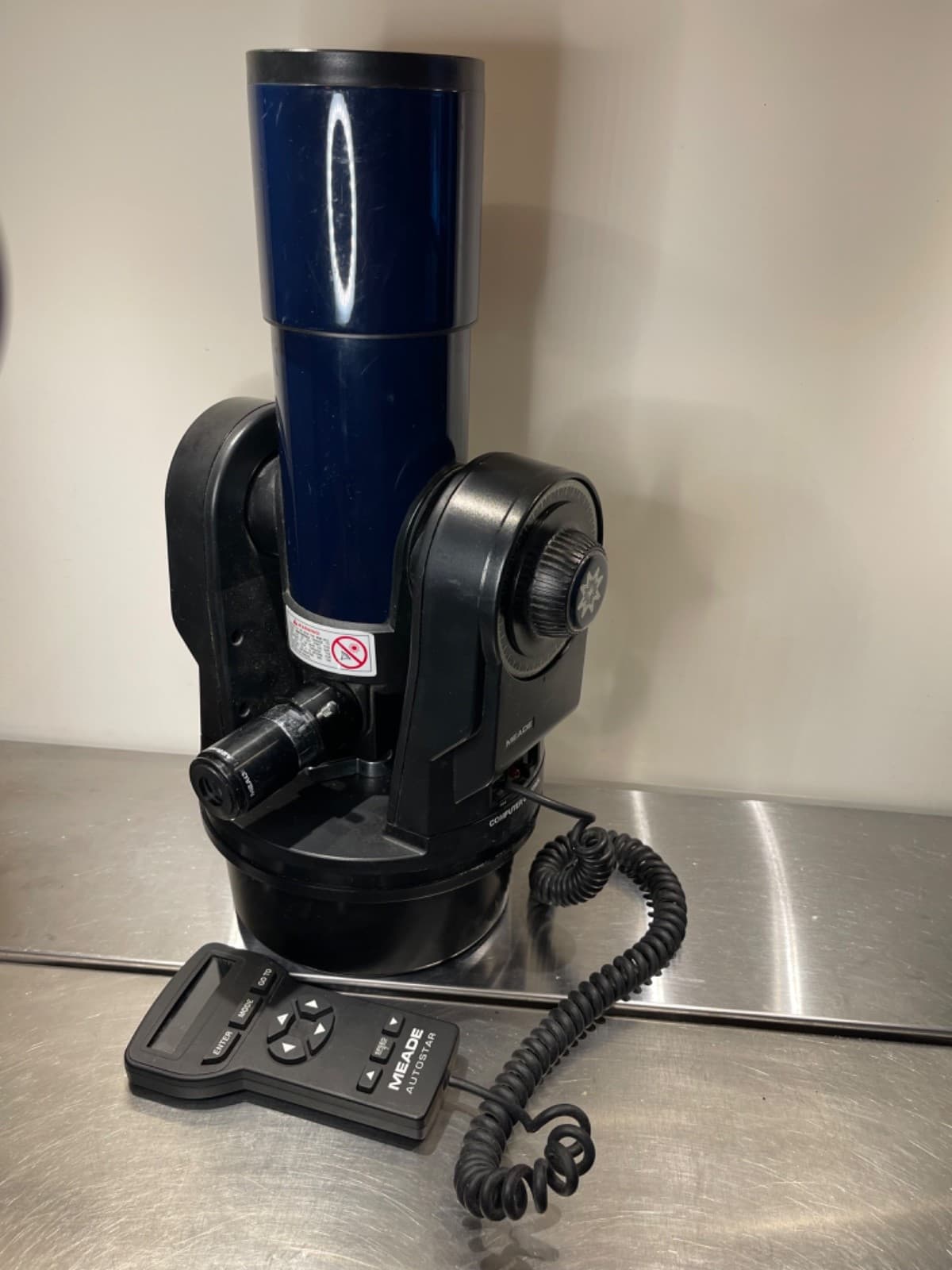 Meade AutoStar ETX-60 Telescope with controller  PARTS, REPAIR ONLY- NON WORKIN 6