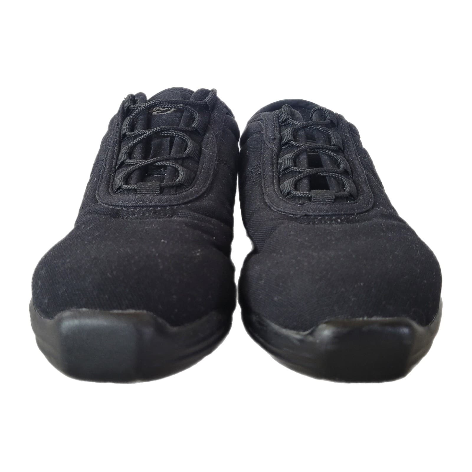 Capezio Women's Black Canvas Low Top Dance Jazz Hip Hop Sneakers Shoes 7 3