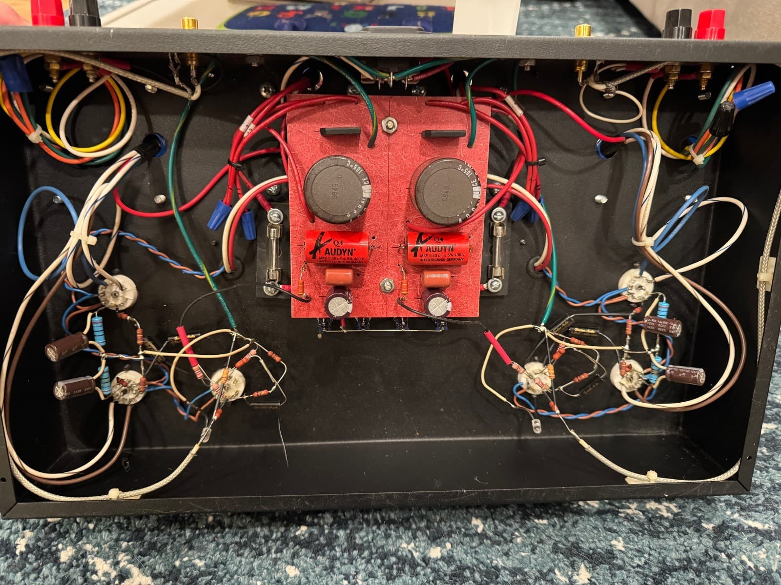 Duel Mono Push-Pull EL84 Stereo Tube Amplifier Custom Built 6