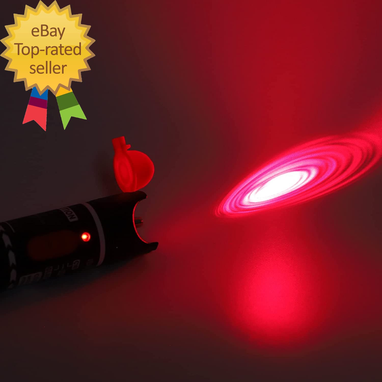 Visual Fault Locator 50KM 50Mw Fiber Optic Cable Tester Meter VFL Red Light Pen 3