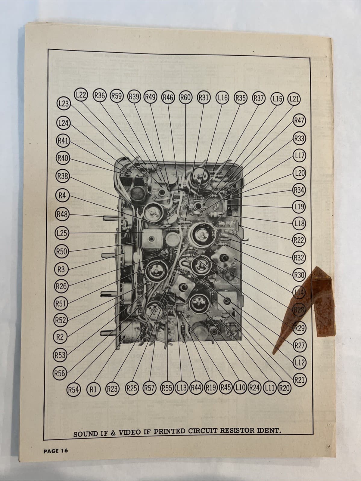 Vintage Sams Photofact Schematic 2-1957 HOTPOINT MODELS 17S301, 17S302 (MM Line) 4