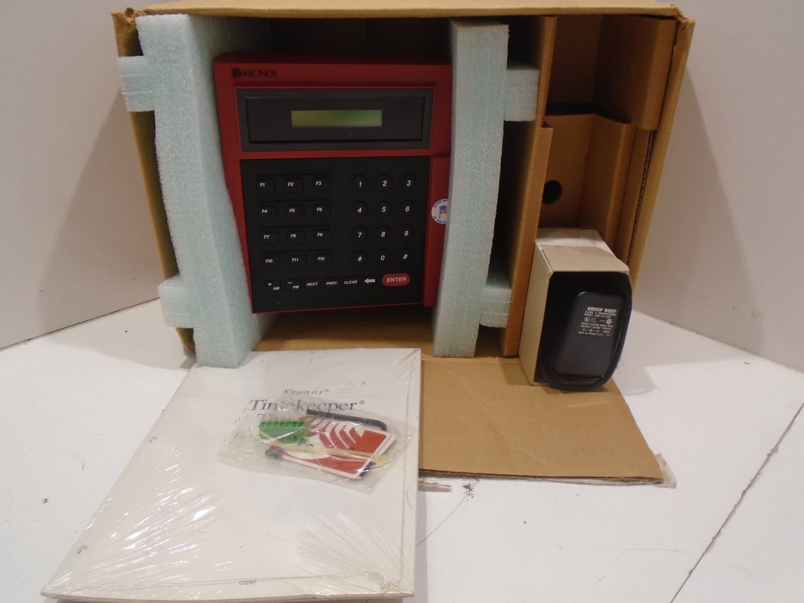 *NEW* KRONOS 460F SERIES 400 TIMEKEEPER TIME CLOCK  TERMINAL 120/230VAC