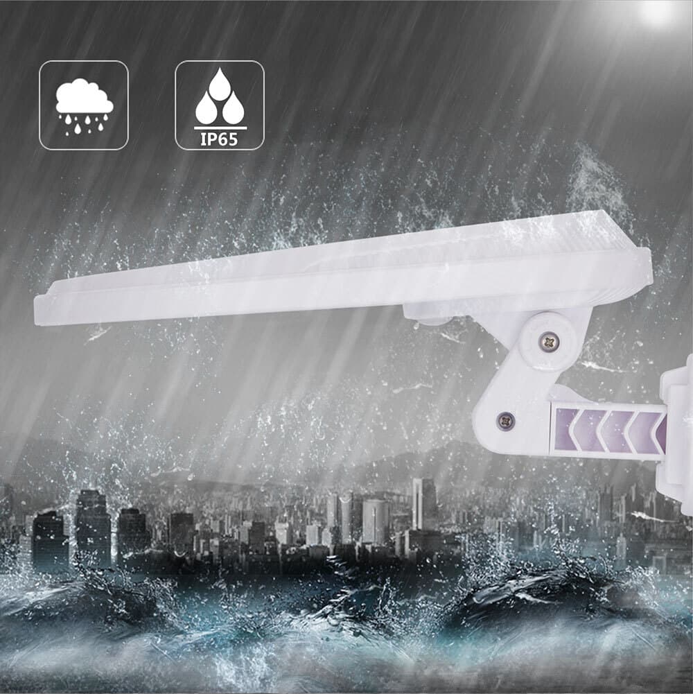 Solar Motion Sensor All Night On Long Life Battery Dimmable Security LED Light 4