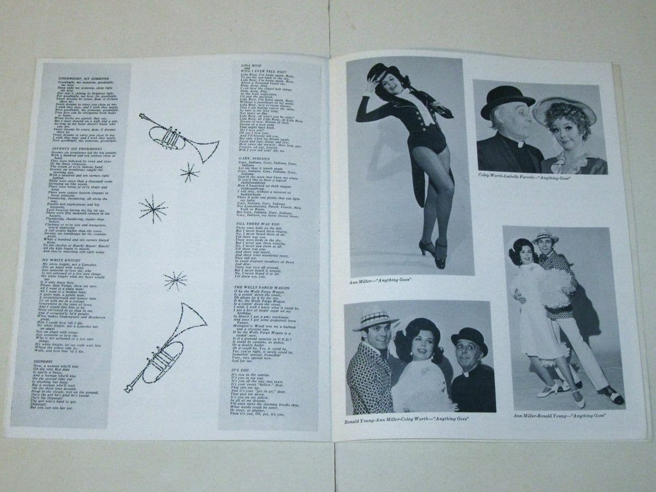 Rare 1974 The MUSIC MAN at Paper Mill Playhouse PROGRAM! Ken BERRY! Susan WATSON 6