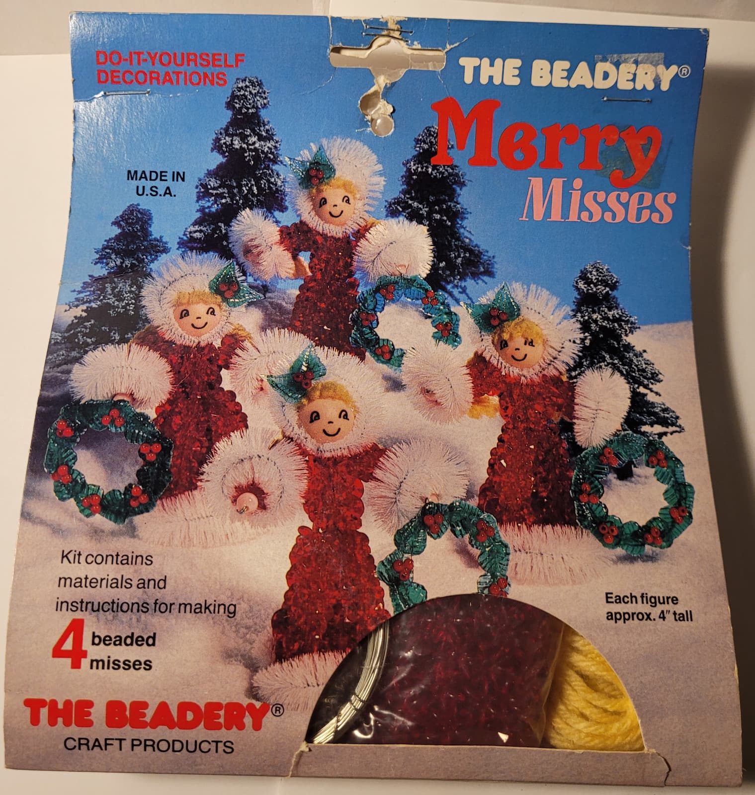 BEADERY Beaded Christmas Decoration Kit Merry Misses 2