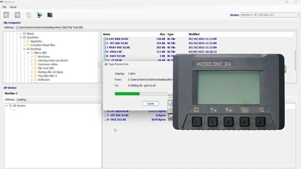 MICRO DNC 3A. program transmission device for cnc machine 2