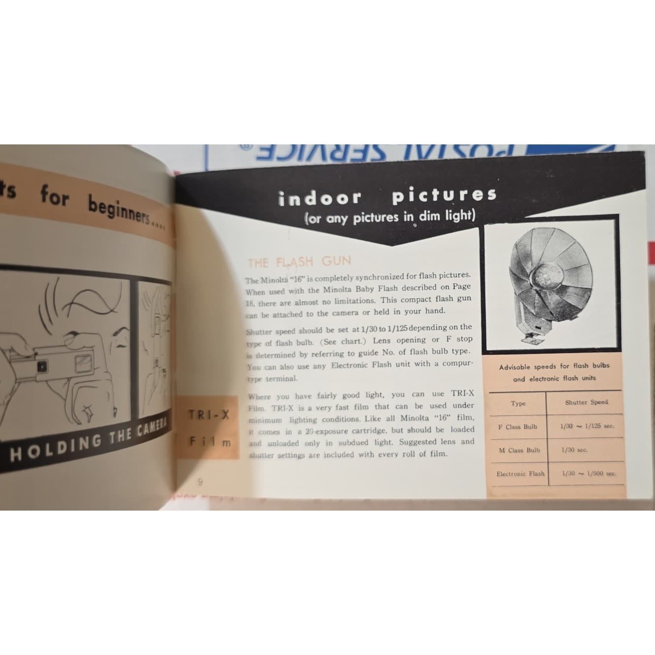 Minolta 16 II Owner's Manual Vintage Subminiature Camera Instructions Booklet 2