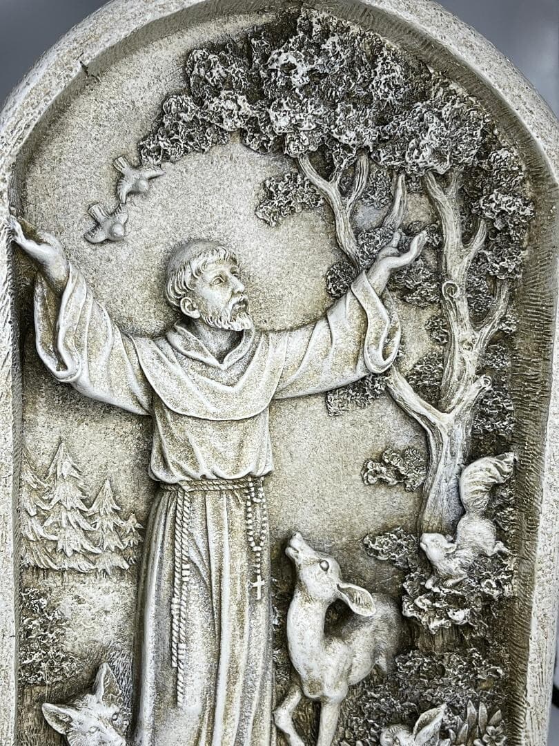 12.5" Wall Plaque St. Francis Milagros Avalon Galle Collection Indoor/Outdoor 3